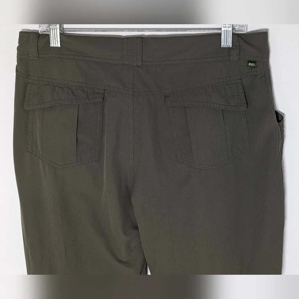 REI Olive Travel Joggers with Zip Pocket - Picture 5 of 12